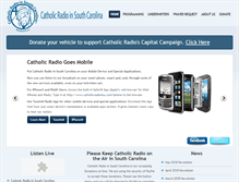 Tablet Screenshot of catholicradioinsc.com